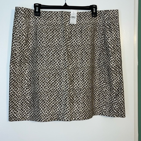 NWT Ann Taylor Loft size 18 lined Skirt - Picture 1 of 7